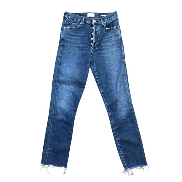 Citizens Of Humanity Olivia Ankle Jeans Women's Size 25‎ Button Fly FLAWED FAIR - Picture 1 of 13